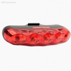 Coms 자전거 5LED 후미등 야간안전 점멸기, 1개, 상세페이지 기재