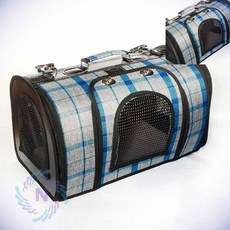 블루 강아지 캐리어 이동식켄넬 반려견이동장