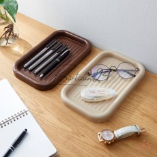 펜트레이 펜접시펜트레이 펜트리트레이 필기구트레이 펜받침대 펜거치대 볼펜트레이, 베이지