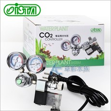 ISTA 伊士達 二代CO2雙錶電磁閥（側路式）一組 - CO2設備 微調閥 鋼瓶出氣 CO2調整 電磁閥, 1個