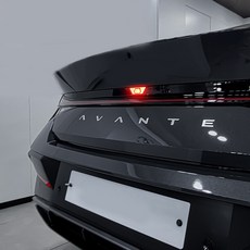 [오카] 더뉴 아반떼 CN7 페이스리프트 호환 상품 튜닝 트렁크 버튼 반사 스티커, 1개, [오카] 레드