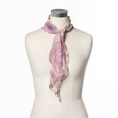 Danee 100% 絲綢 印花絲巾