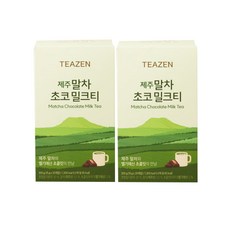 티젠 제주 말차 초코 밀크티, 15g, 20개입, 2개