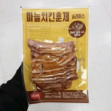 노랑오리 마늘치킨 훈제 슬라이스, 1개, 400g