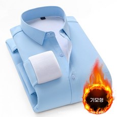 스타일닥터 남성 겨울 기모 보온 긴팔 셔츠 루즈핏 고급 디자인 도톰한 셔츠