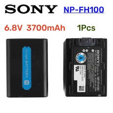 소니 호환 NP-FH70 FH50 DCR-SX40 SX40R A230 A390용 NP 배터리 + LCD USB 듀얼 충전기, 02 NP-FH100 X1pcs