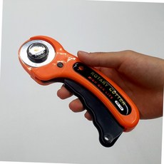 곡선 직선 원단 가죽 퀼트 재단 롤링 원형 칼 로터리 커터 일반형 45mm 다용도 절단기
