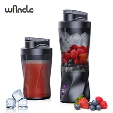 쿠쿠스토어 전기 휴대 Juicer 신선한 과일 믹서 700ML 다기능 B 충전식 쉐이크 스무디 블렌더 야외 혼합 컵, 01 11.1, 01 CHINA, 01 HD-10 Black