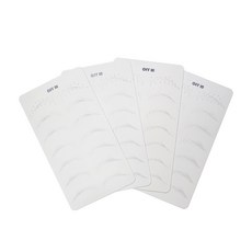 페더링눈썹 헤어스트록 연습용 고무판 4종 반영구재료, 1개, Off-04