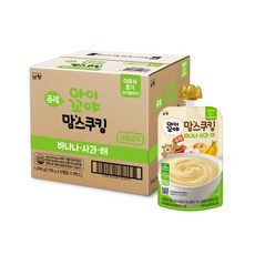 아이꼬야 맘스쿠킹 이유식 6개월부터, 100g, 10개, 바나나사과배