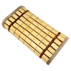 대나무 베개 숙면 통풍 편안한 여름 베개 낮은 수면 성인 시원한 기능성 사각형 잠자리 죽부인 침실 커버