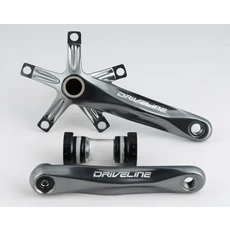 Driveline 로드 바이크 크랭크 CNC 블랙 170mm 110bcd BB 포함, 02 Gray 170mm 110BCD