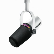 【光華商場 力歐直播】SHURE MV7 XLR/USB 二合一 PODCAST 動圈式麥克風, 白色