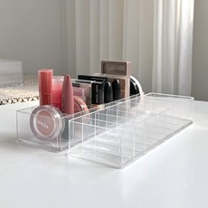 케이트가든 투명 아크릴 정리함 화장대 정리, 8칸 섀도우 정리함, 2p