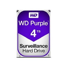 웨스턴디지털 웬디 퍼플 3년 보증 HDD CCTV 하드디스크 4TB WD43PURZ, 1개
