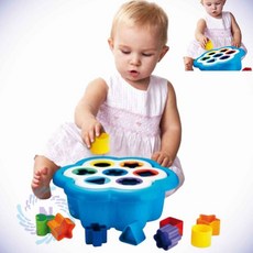 리버썸 코체티 데이지 도형맞추기 16p 돌아기장난감 블럭장난감