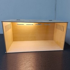 골든햄스터 케이지 피그미다람쥐용품 80 아크릴 리빙박스 투명 경사 사육장, 2. 따뜻한 평면 상단 80X30X