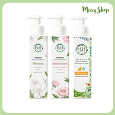 missyshop 原廠經銷 HH私密潔淨露組合：益生元x2+植萃抗菌，溫和潔淨、平衡菌群，200ml, 1個, 橙花鈴蘭桑白葉嫩白x2+沁涼蒼蘭X1