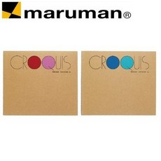 日本 Maruman SS-01 SS-02 S素描本 100頁 /本 [ 藍/紅可選 ], 隨機色 (SS-01/SS-02), 1個