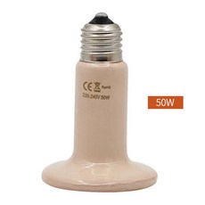발열전구 온열 열등 1pc 반려동물 파충류 난방 램프 220V 원적외선 세라믹 이미 터 열 25W 50W 75W 100W 150W 200W