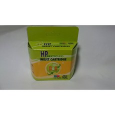 E&C HP F6U63A 63XL 彩色環保噴墨匣, 1個