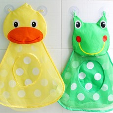 욕실장난감정리 욕실 그물망 목욕 장난감 정리 화장실 정리망 물놀이 보관 그물 주머니, 오리, 1