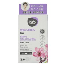 바디네이처 스위트 아몬드 왁스스트립 페이스용, 1개