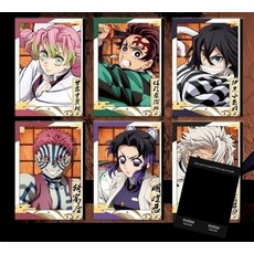 귀멸의 칼날 젠이츠 폴라로이드 스타일 아카자 포토카드 6.5x9cm, 기유