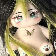 原神 提納裏 20cm 棉花娃娃 高溫絲頭髮, 1個, 正常體【無骨】裸娃