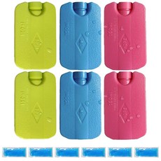 싱글레이드 휴대용 하드케이스 아이스팩, 2세트