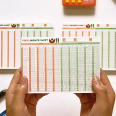오엠알 기출문제 답안지 토익 문제집 마킹 사이펜마킹