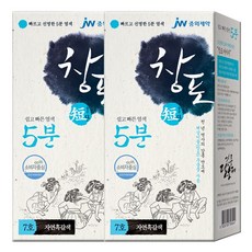 중외제약 창포단 5분 헤어칼라크림, 창포단7호, 2개