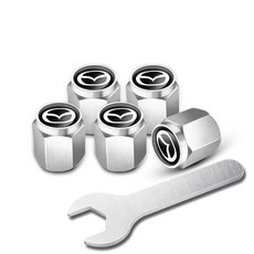 밸브캡 액세서리 장식 캡 금속 에어캡 마개 밸브 커버, 마쯔다, 1개