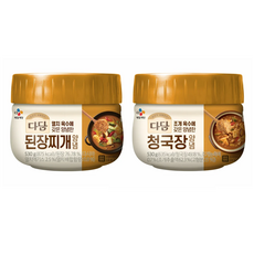 cj제일제당 다담된장찌개전용530gx1개+다담 청국장찌개530gx1개, 1세트, 530g
