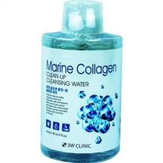 해양 콜라겐 클렌징 워터 500ml 토너 화장솜 세안수 메이크업 리무버 각질, 1g, 1개, 1ml