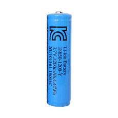 엔제이몰 KC인증 18650 리튬이온 충전지 1200mAh, 1개입, 2개
