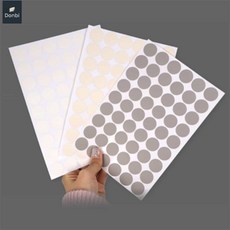 벽지 가구 못자국 원형스티커 단색컬러 흠집스티커 나사구멍스티커 벽지보수스티커 못자국메꾸미, 그레이