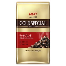 日本UCC黃金特級濃鬱綜合濾掛咖啡粉1000克, 1個, 1入, 1kg