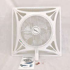 香格里拉 PB123DC 輕鋼架節能循環扇 辦公室循環 DC直流變頻天花板風扇, 白色(附遙控),打統編