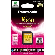 파나소닉 16GB SDHC 메모리 카드 CLASS10 RP-SDWA16GJK, 1개
