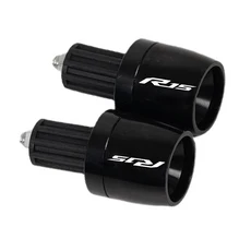 야마하 YZF R15 V2 V3 ABS 2009-2025 액세서리 오토바이 핸들바 그립 바 엔드 캡 22mm 카운터웨이트 플러그, 04 Black