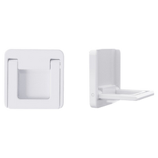 可折疊推拉輔助器 門窗安全鎖 移門鎖 限位器 門把手 抽屜把手 櫃子把手 衣櫃門把【JJ0892】, 1個, 白色