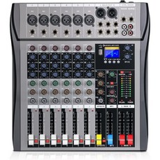 12 채널 믹서 전문 오디오 개별 제어가 가능한 dj 컴퓨터를 통한 USB 녹음 및 편집 올 메탈 메즈클라도라 파라, 6 Channel