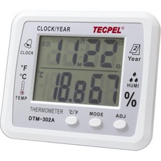 TECPEL DTM-302A 溫濕度計 附農曆顯示, 1個