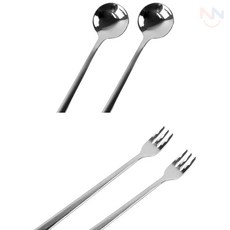 풀조샵 디저트 스푼 포크 디저트포크, 티포크 2P