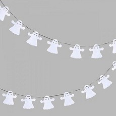 파티장식 고스트 DIY펠트가랜드 생일데코 할로윈파티, 할로윈파티펠트가랜드(고스트)