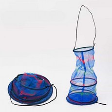 3단 낚시 어망 원형통발 접이식통발 바다통발 물고기잡이 물고기잡기 어구 그물 물고기통발 물고기포획망, 본상품, 상세페이지 참조, 1개