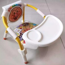호빵맨 삑삑이의자 식판 등받이 아기의자 식탁 이유식, 상세페이지 참고