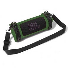 JBL FLIP 7 범퍼 스트랩 실리콘 케이스, 다크그린