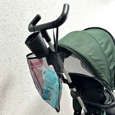 유모차 메쉬 보조 가방 망사 주머니 포켓 수납 파우치, 1개, 상세페이지 참조